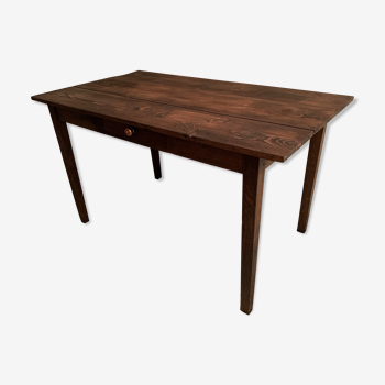 Vintage farm table from the 50s and 60s made of wood