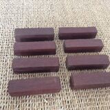 8 wooden knife holders