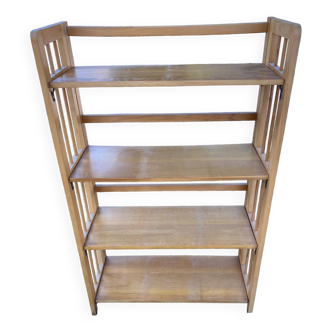 Folding wooden shelf 4 levels from the manufacture “Great Ester Number of New York 1960