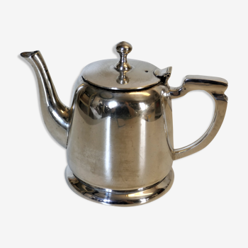 Art Deco teapot made of silver metal