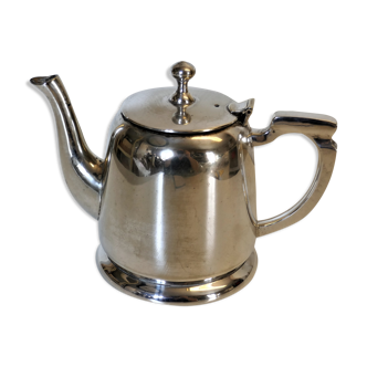Art Deco teapot made of silver metal