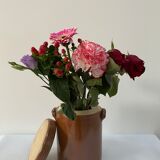 Glazed stoneware confit pot