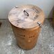 Old industrial transport barrel