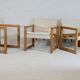 Ensemble de 3 fauteuils Diana de Karin Mobring, Ikéa, circa 1970