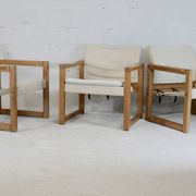 Set of 3 Diana armchairs by Karin Mobring, Ikéa, circa 1970