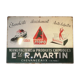 Former Martin advertising plate