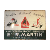 Former Martin advertising plate