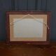 Oil on cardboard still life with fruits 1970 golden frame