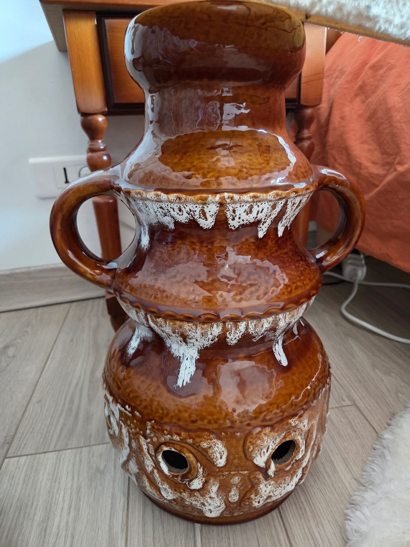 Vintage lamp from the 1960s-1970s.