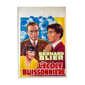 Affiche cinéma originale L'école