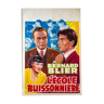 Original cinema poster "L'école buissonnière" Bernard Blier 37x55cm 1949