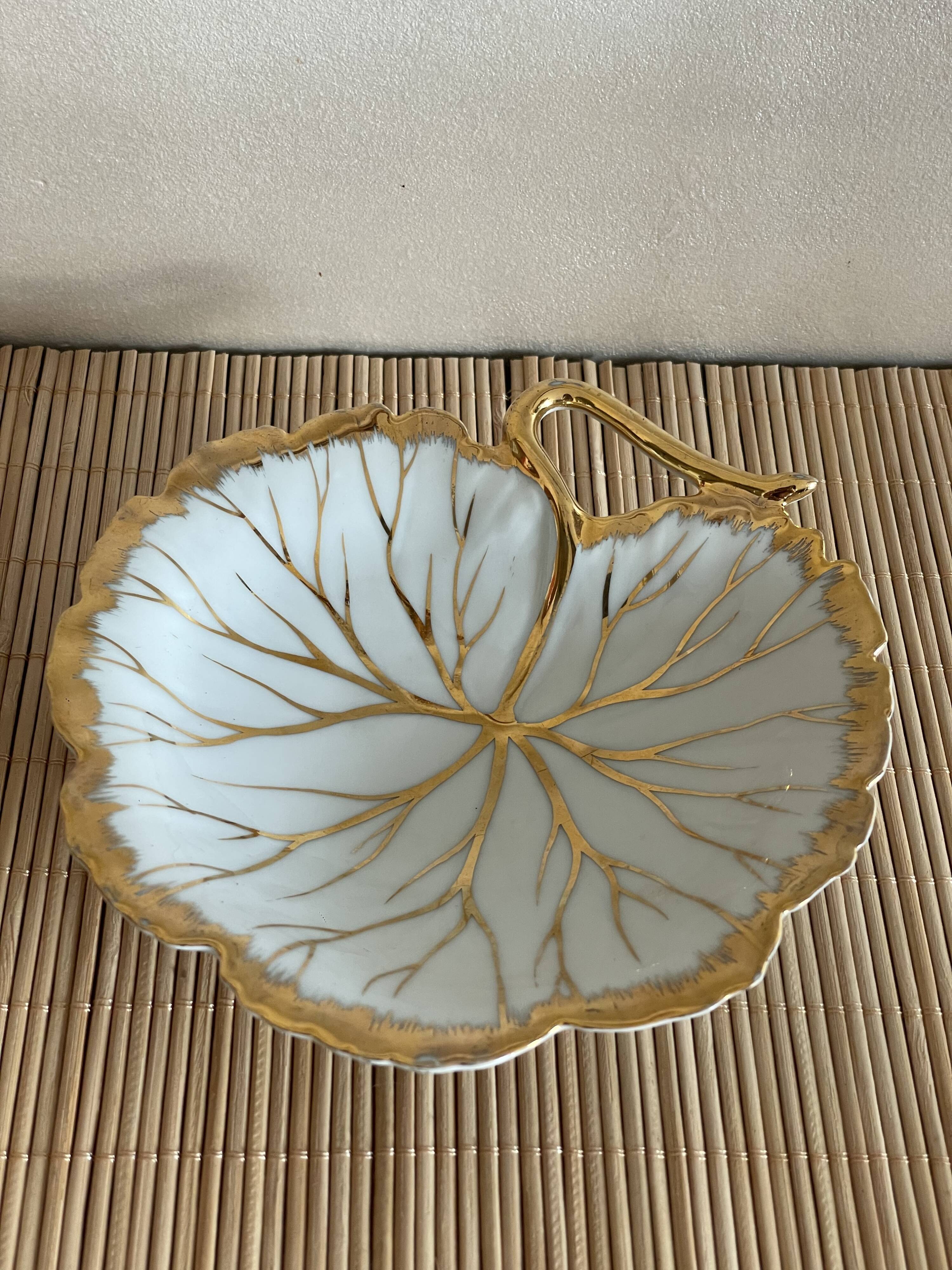 Vide poche feuille Limoges