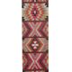 Vintage Turkish hallway rug 78x378 cm