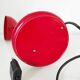 Red vintage lamp, 30.5 cm high