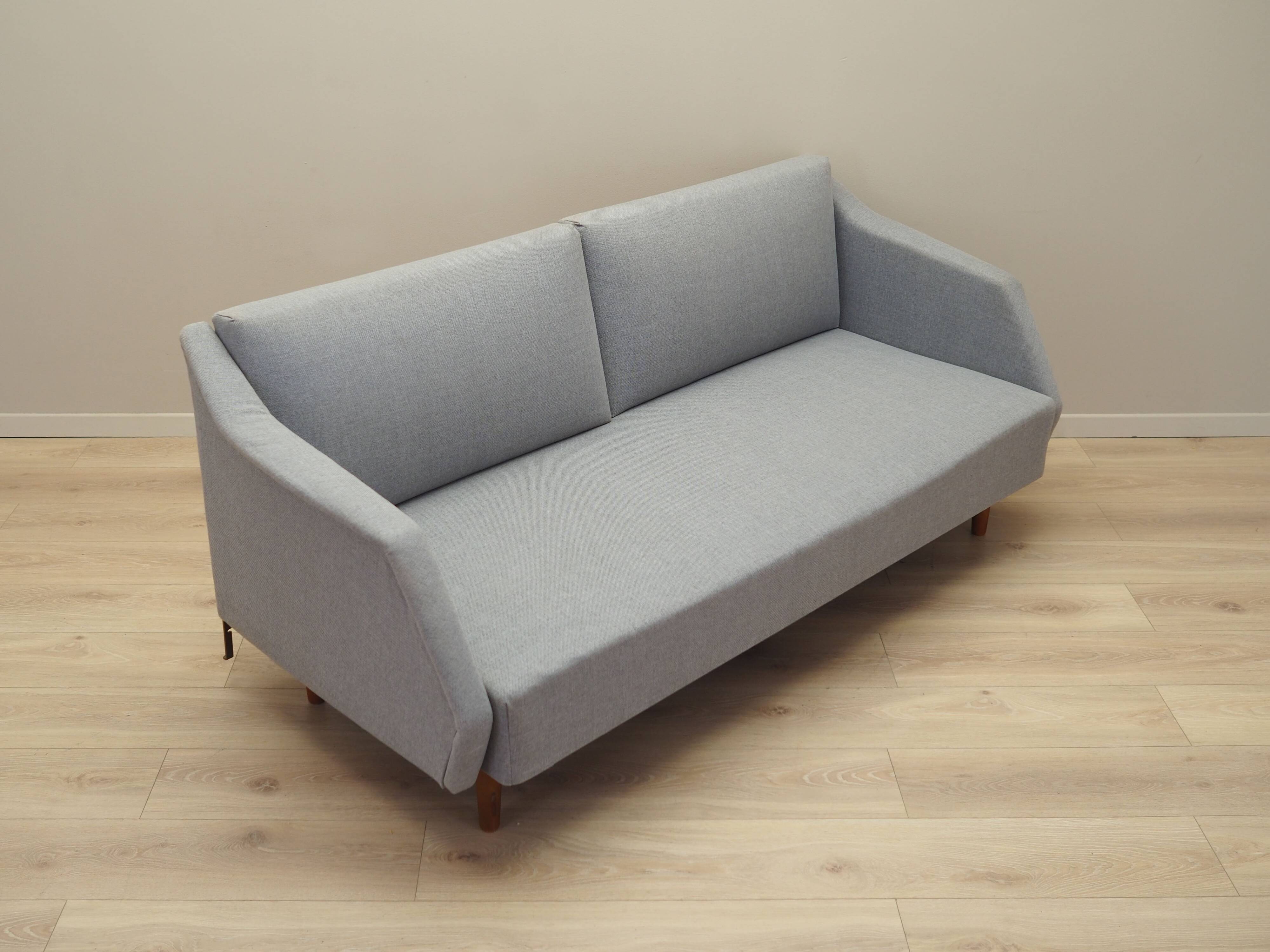Grey sofa, Danish design, 1960s, produced in Denmark