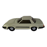 1970s Czechoslovak ITES IGRA Norma Tin Friction Toy Car Mid Century Modern