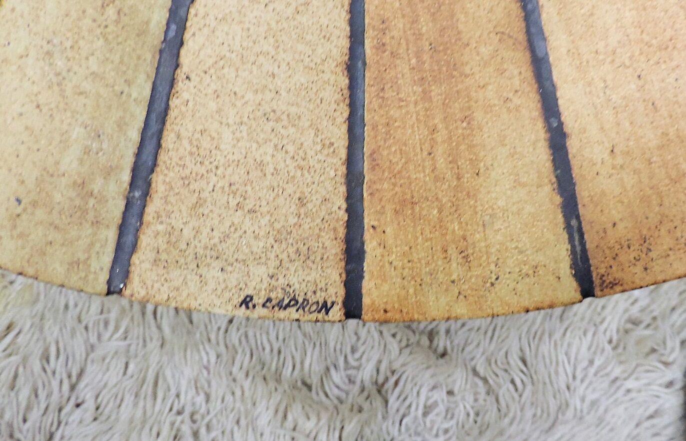 Oval coffee table by Roger Capron 1960