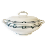 Soupière en demi-porcelaine de St-Amand