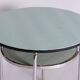 Small Czech Bauhaus Round Side Table in Chrome, 1930s