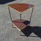 Table d'appoint encoignure formica vintage