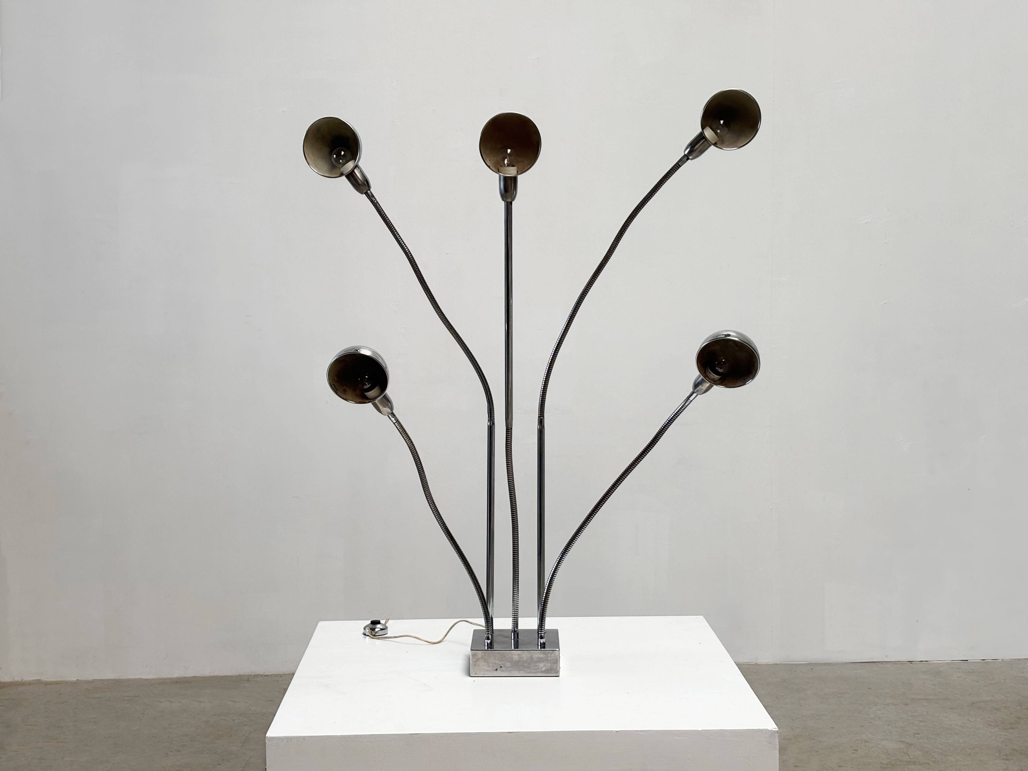 Hydra Floor Lamp by Pierre Folie for Jacques Charpentier
