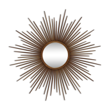 Mirror sun gold metal Chaty Vallauris 85x24cm
