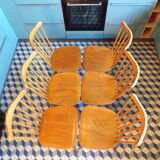 Suite 6 chairs Baumann menuet