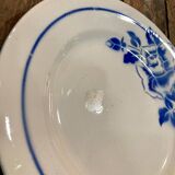 Blue Digoin Sarreguemines Plates
