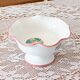 Grande coupe sur pied / Compotier artisanal en céramique émaillée