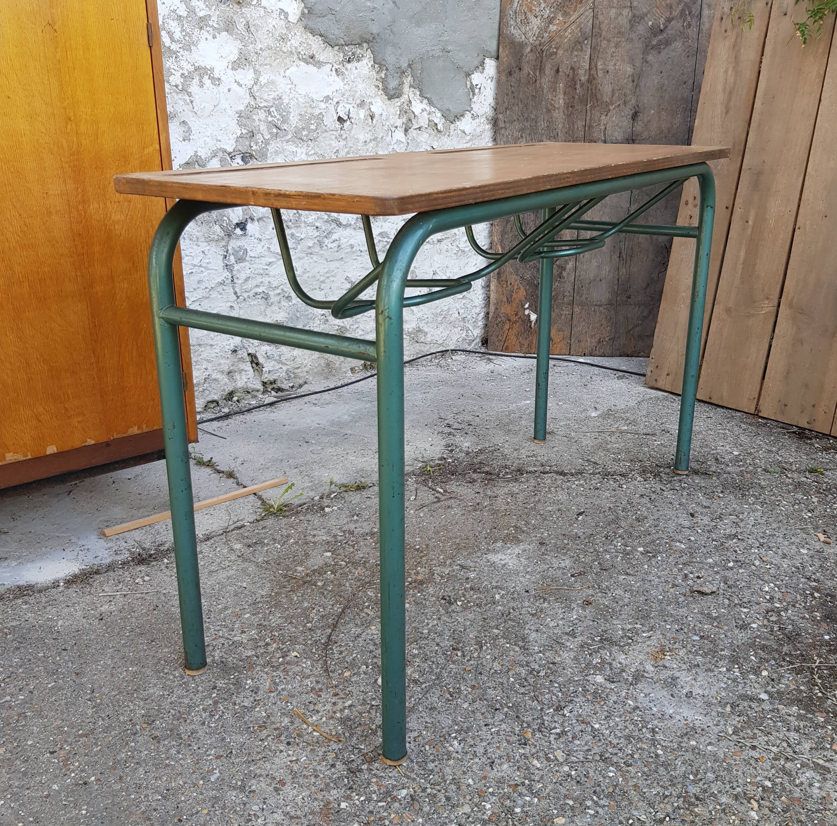 Hitier double-style school desk 1960