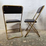 Pair of folding chairs Manufrance