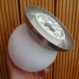 Ceiling light Design ball - white opaline globe - diameter 15 cm
