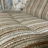 Vintage convertible armchair into a guest bed.