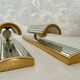 Pair of mirrored sconces by Dekundt, Belgium, 1980s (model 1620-114)