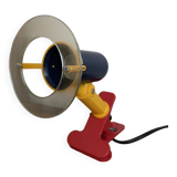 Vintage 80s Memphis spotlight clamp lamp