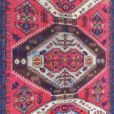 Handmade Vintage Caucasian carpet 116x185 cm