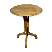Bistro table old curved wood around 1930