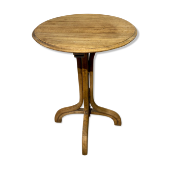 Bistro table old curved wood around 1930