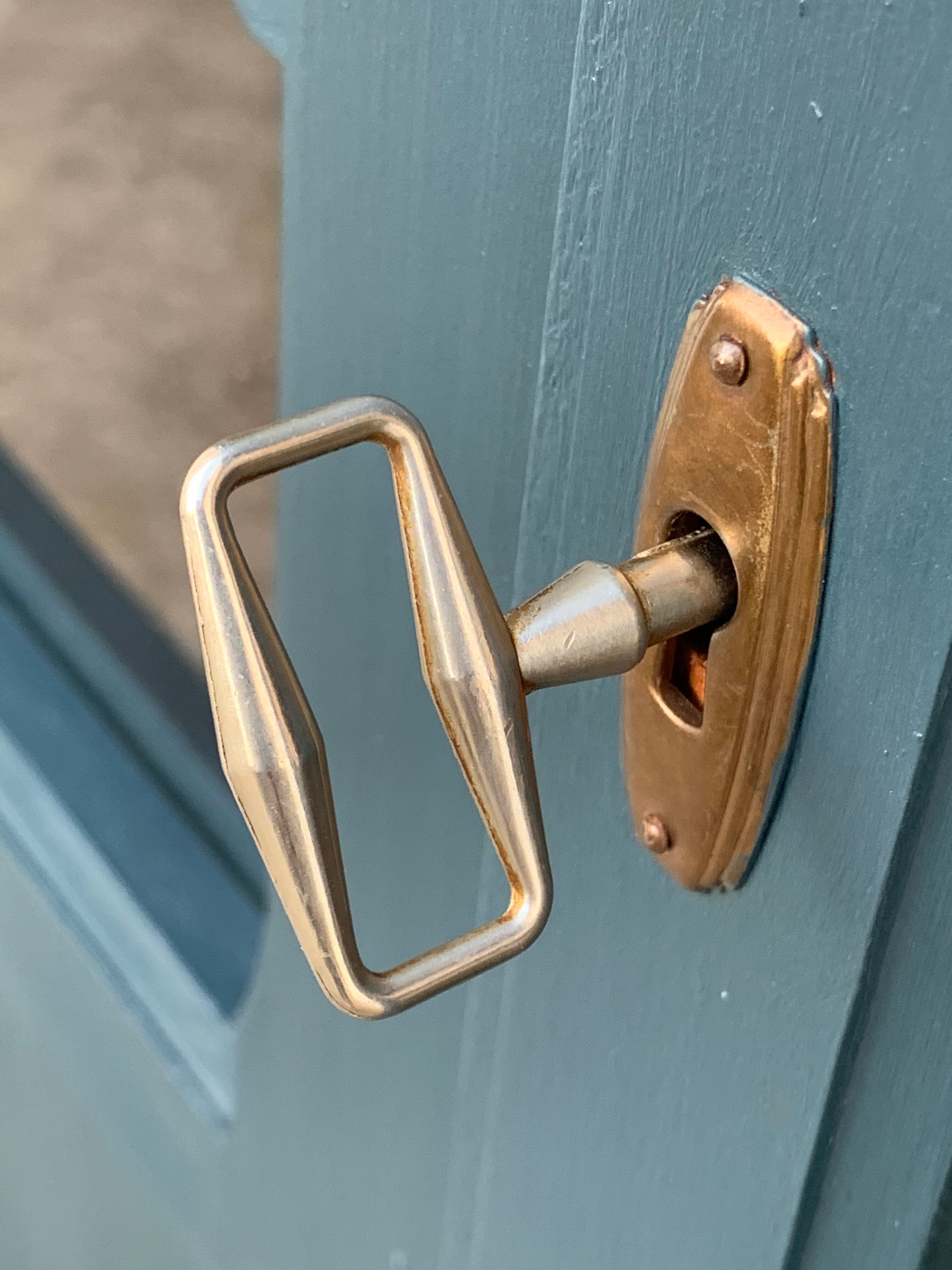 Parisian glass wardrobe vintage 1950