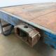 Large Blue Industrial Coffee Table Cart, 1960s