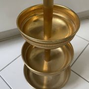 Vintage gilded brass servant