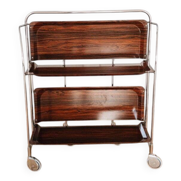 Chariot de bar ou trolley allemand moderne du milieu du siècle, années 1970