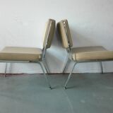 Pair of vintage low chairs