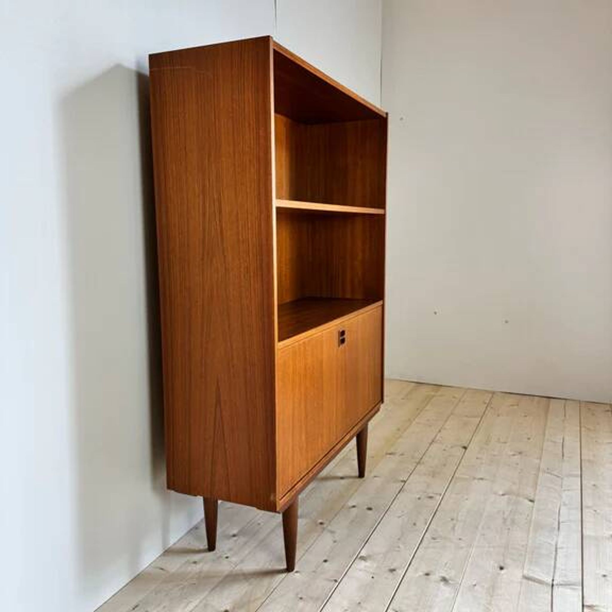 Bibliothèque vintage en teck, Danemark années 60