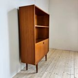 Vintage teak bookcase, Denmark, 1960s