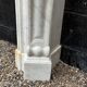 Regency style fireplace in white Carrara marble, circa 1880