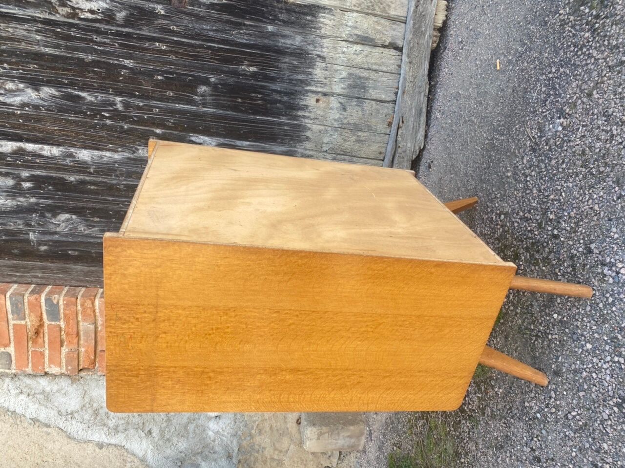 Vintage compass foot dresser