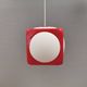 Vintage Poker Dice pendant lamp by Hoyrup Lighting, 1976, Denmark.