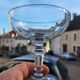 Set de 8 coupes à champagne en verre XIXeme