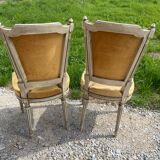 Pair of Louis XVI style chairs